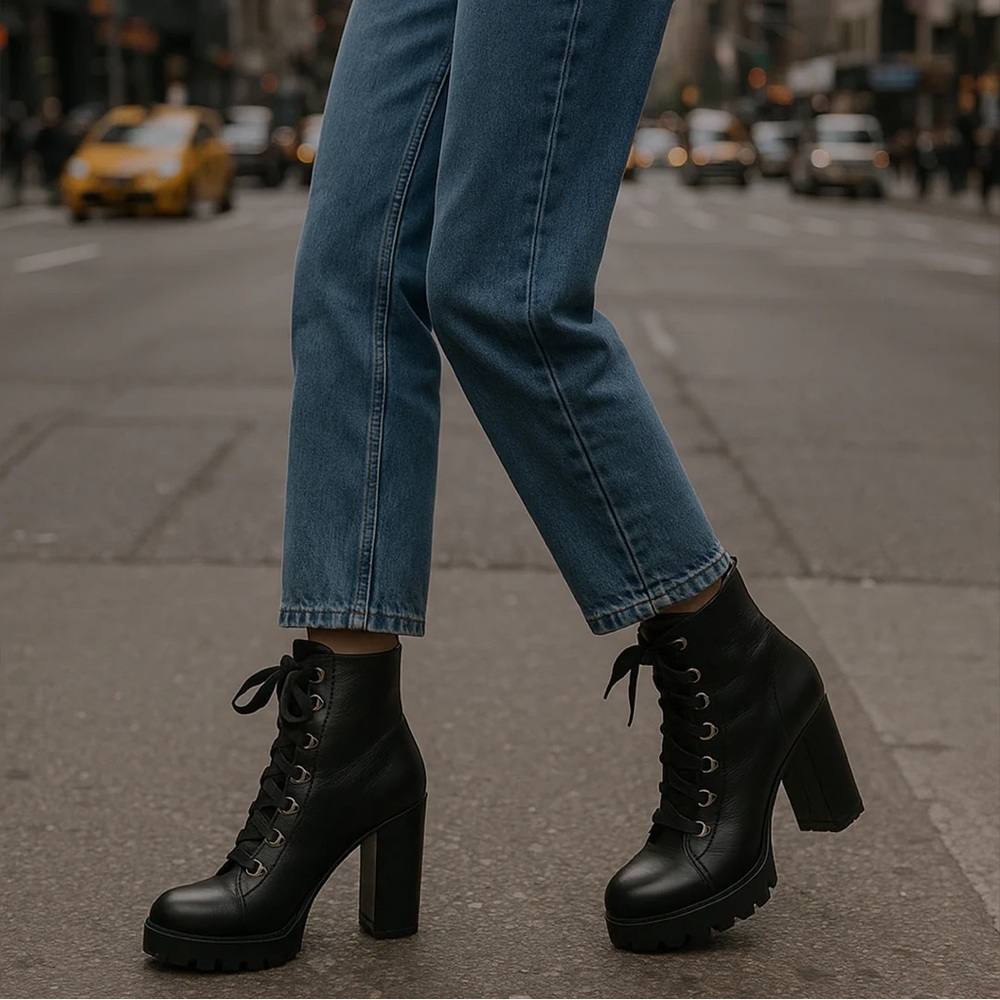 SCHUTZ Black Women's Ankle Boots